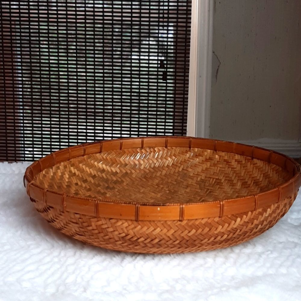 NATIVE AMERICAN Sifter   Basket Vintage 17‎ inch